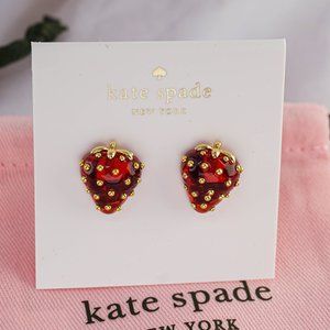 NEW: Kate Spade Tutti Strawberry Stud Earrings
